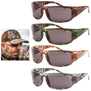 1Pc Mens Sunglasses Military Army Camouflage Camo Wrap Sports Hunting Shade Lens