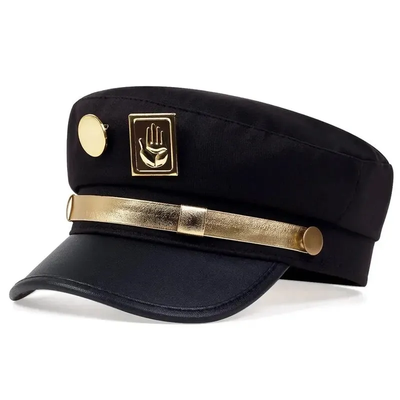 Adventure Palm Badge Military Hat For Women Flat Top Baseball Cap For Outdoor Sports