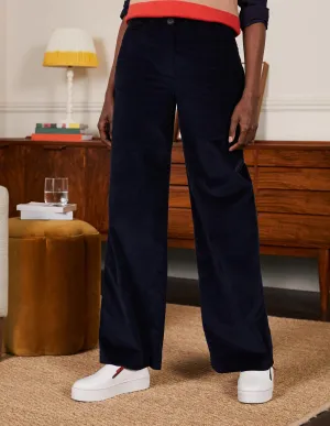 Alexia Cord Trousers-Navy