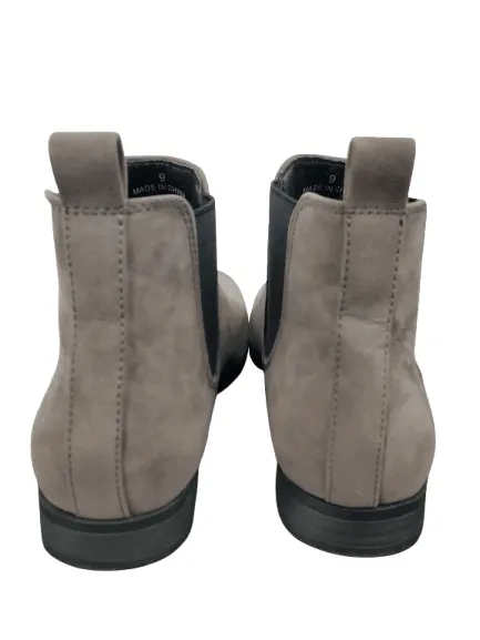 ASOS Design chelsea faux suede grey men boots size 9