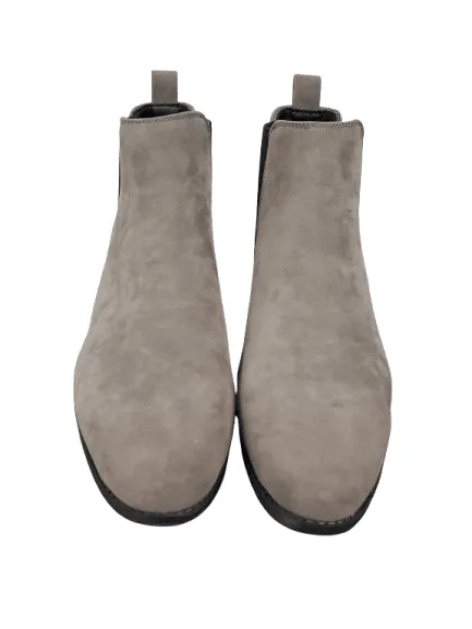 ASOS Design chelsea faux suede grey men boots size 9