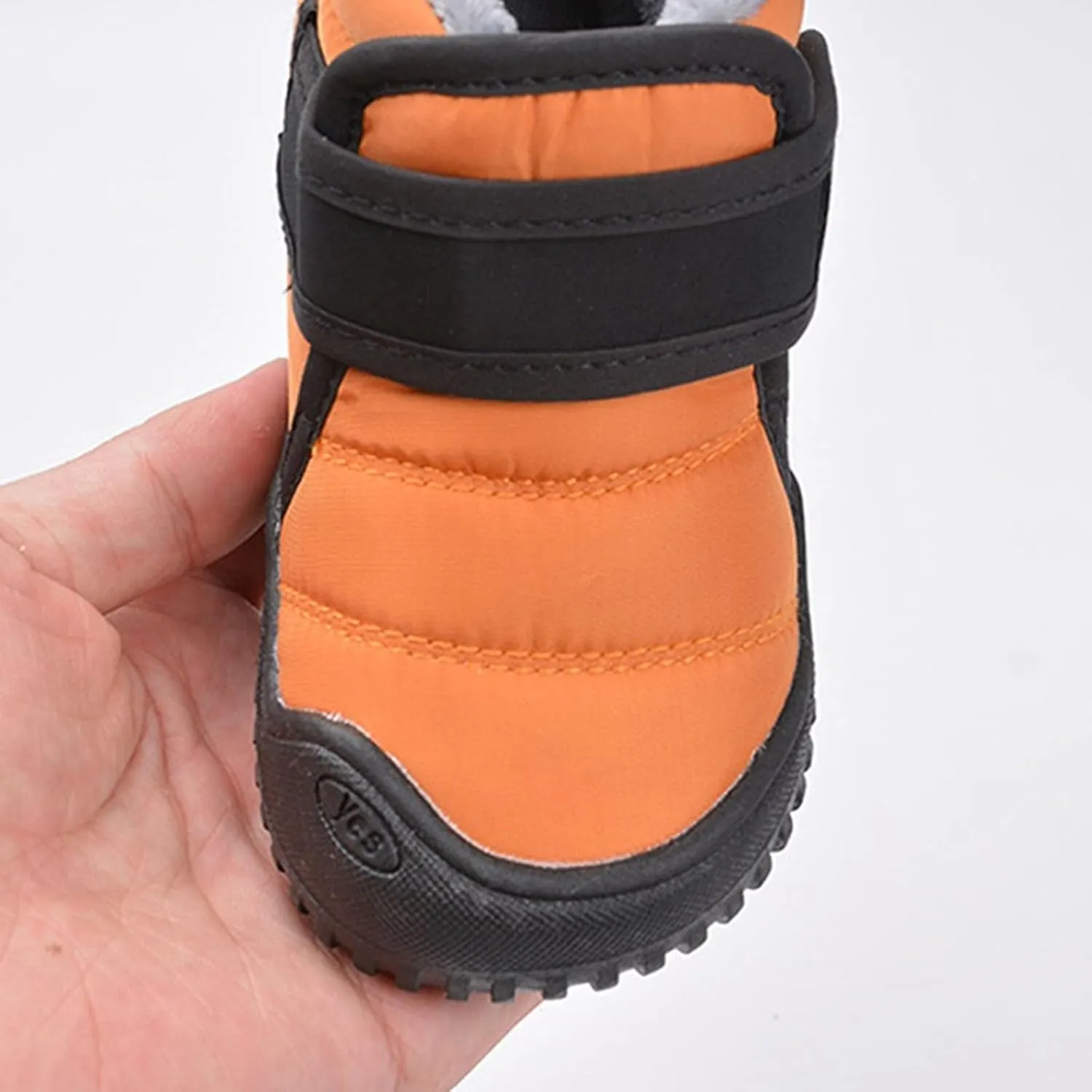 Baby Boys Girls Winter Warm Shoes Cozy Fleece Snow Boots Toddler Non-Slip Walking Shoes Infant Outdoor Booties
