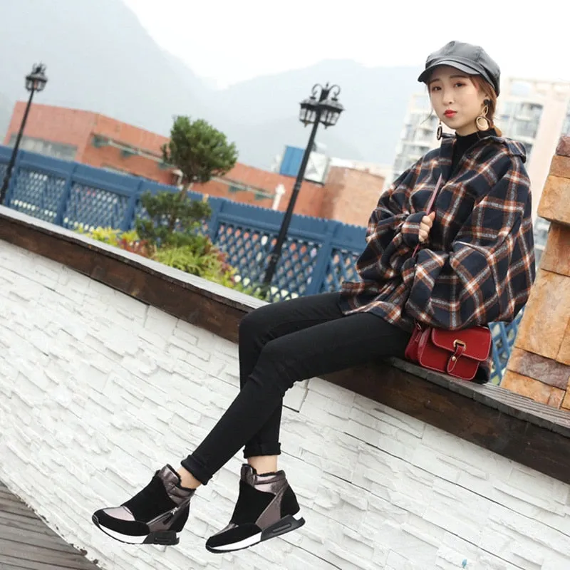 Beginning To End Wedges Sneakers
