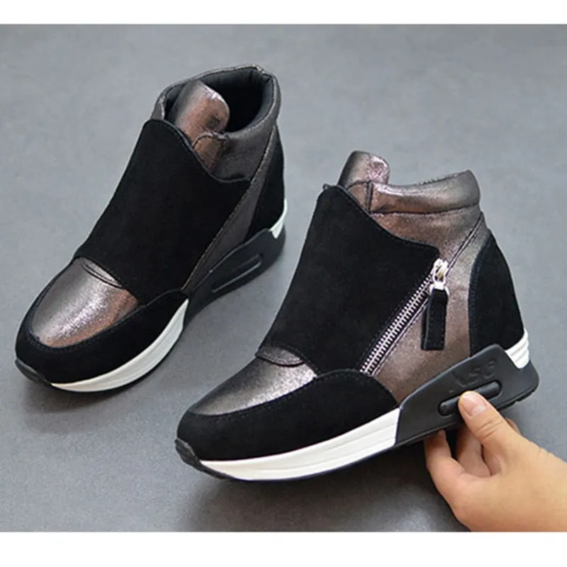 Beginning To End Wedges Sneakers