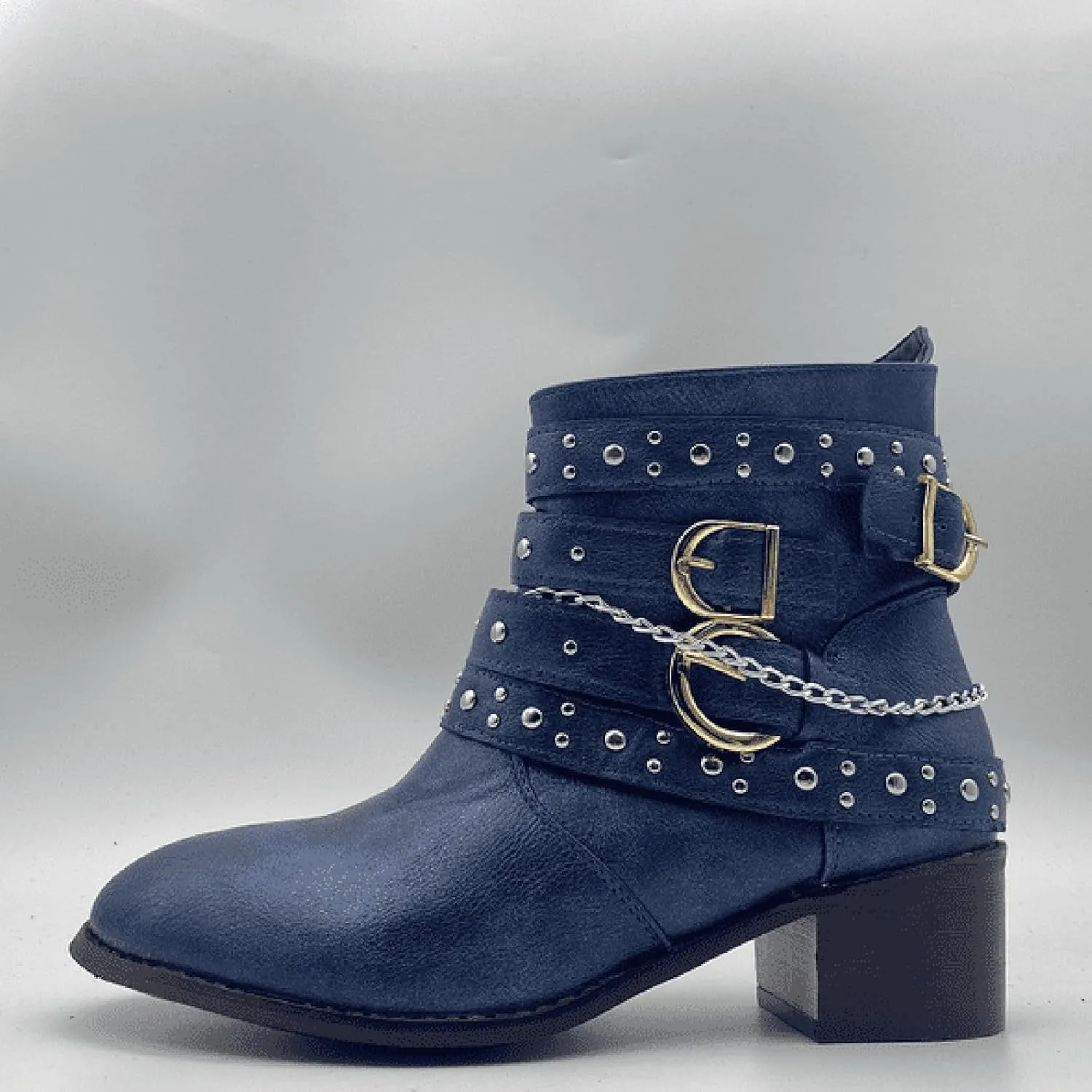 Black Cowboy Boots for Women Ankle Womens Lace Up Booties Ankle Boots for Women Dressy Wedge Bootie for Women Wide Width Slip On Soft Sole Pump Closed Toe Stacked Heel