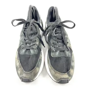 Black Green Nike Sneakers