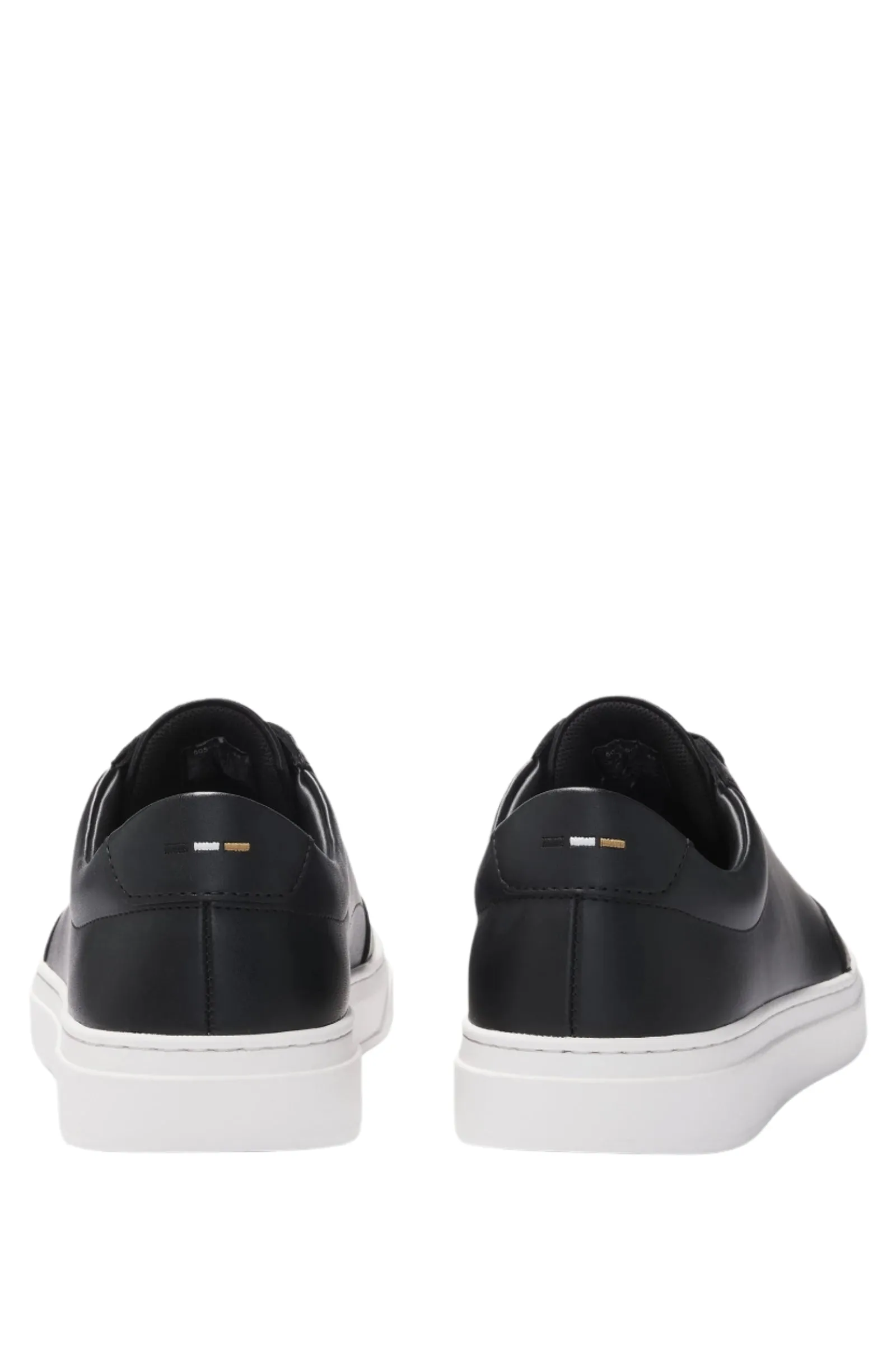 Boss Men's Coated-Leather Trainers