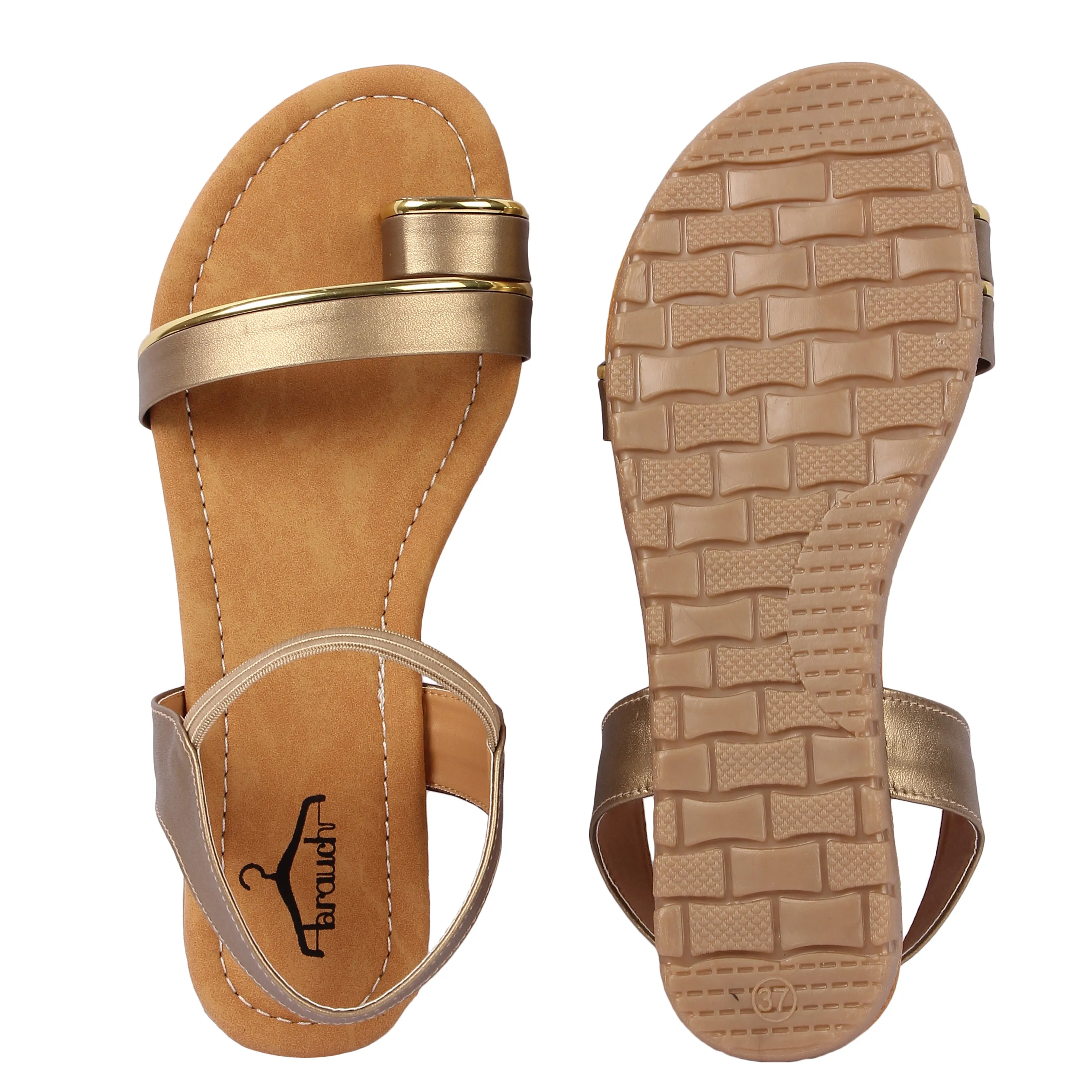 Brauch Women's Copper Thumb Strap Sandal