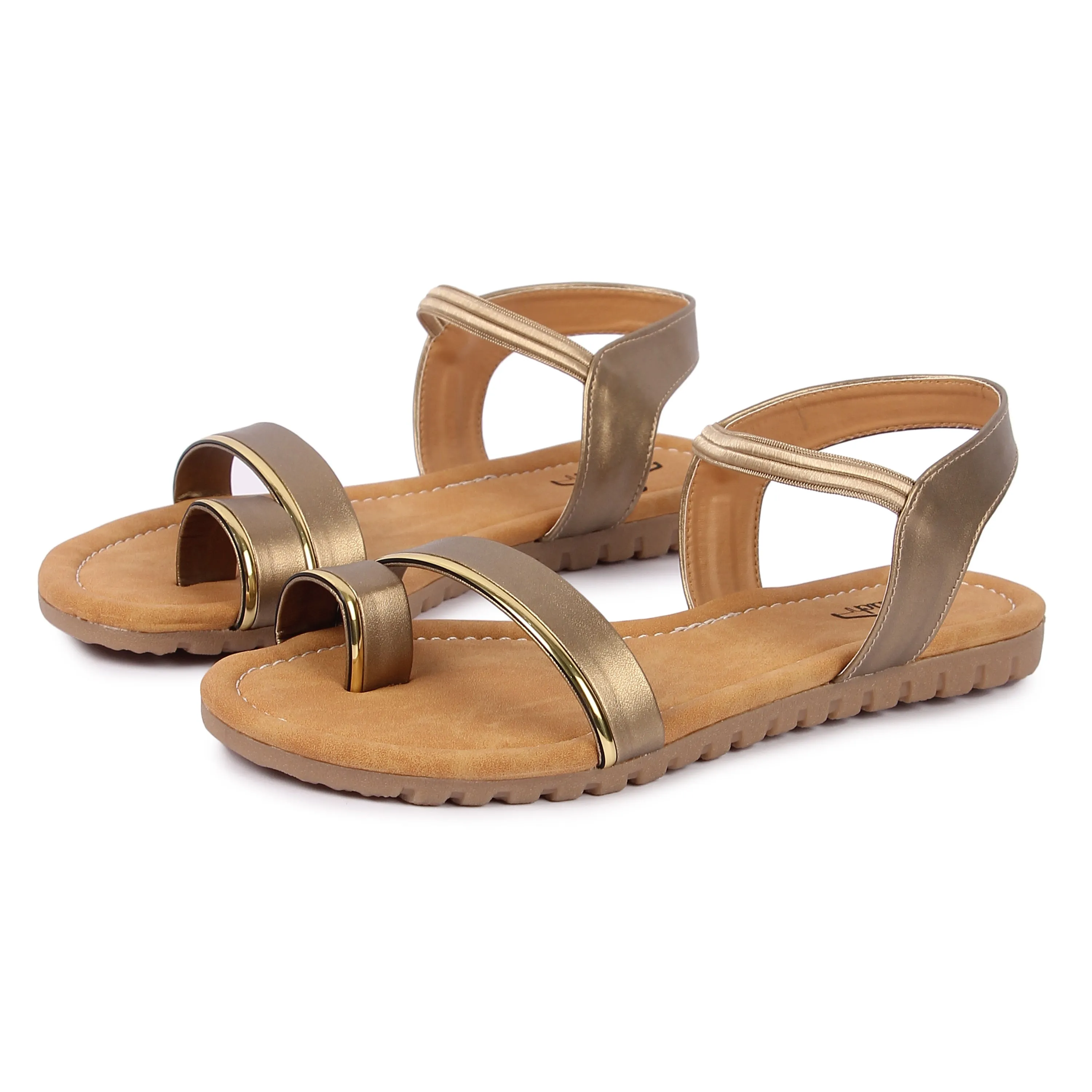 Brauch Women's Copper Thumb Strap Sandal