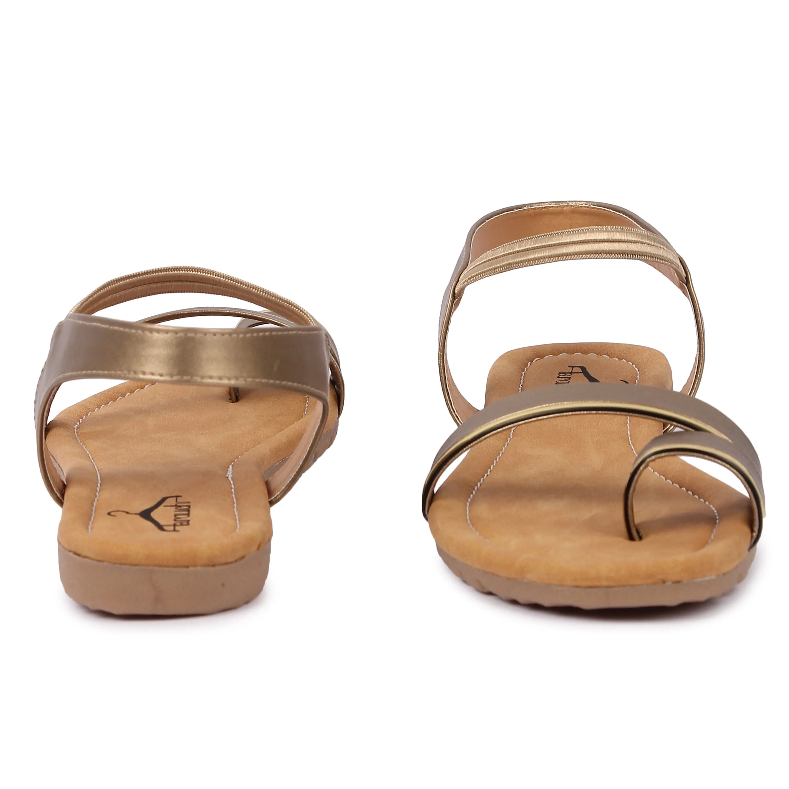 Brauch Women's Copper Thumb Strap Sandal