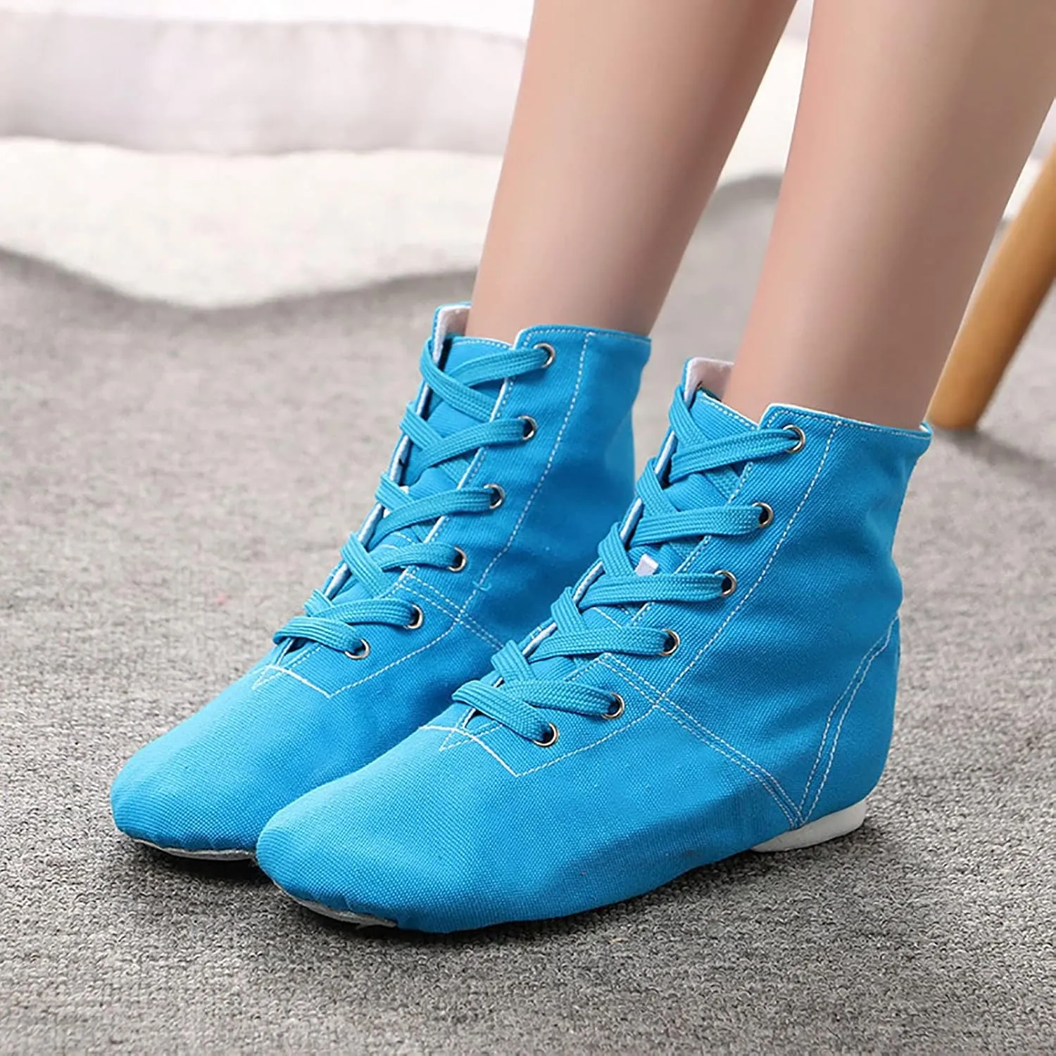 Canvas Jazz Dancing Sneakers Ballet Dance Boots for Girls Boys (Toddler/Little Kid/Big Kid) Soft Soled Training