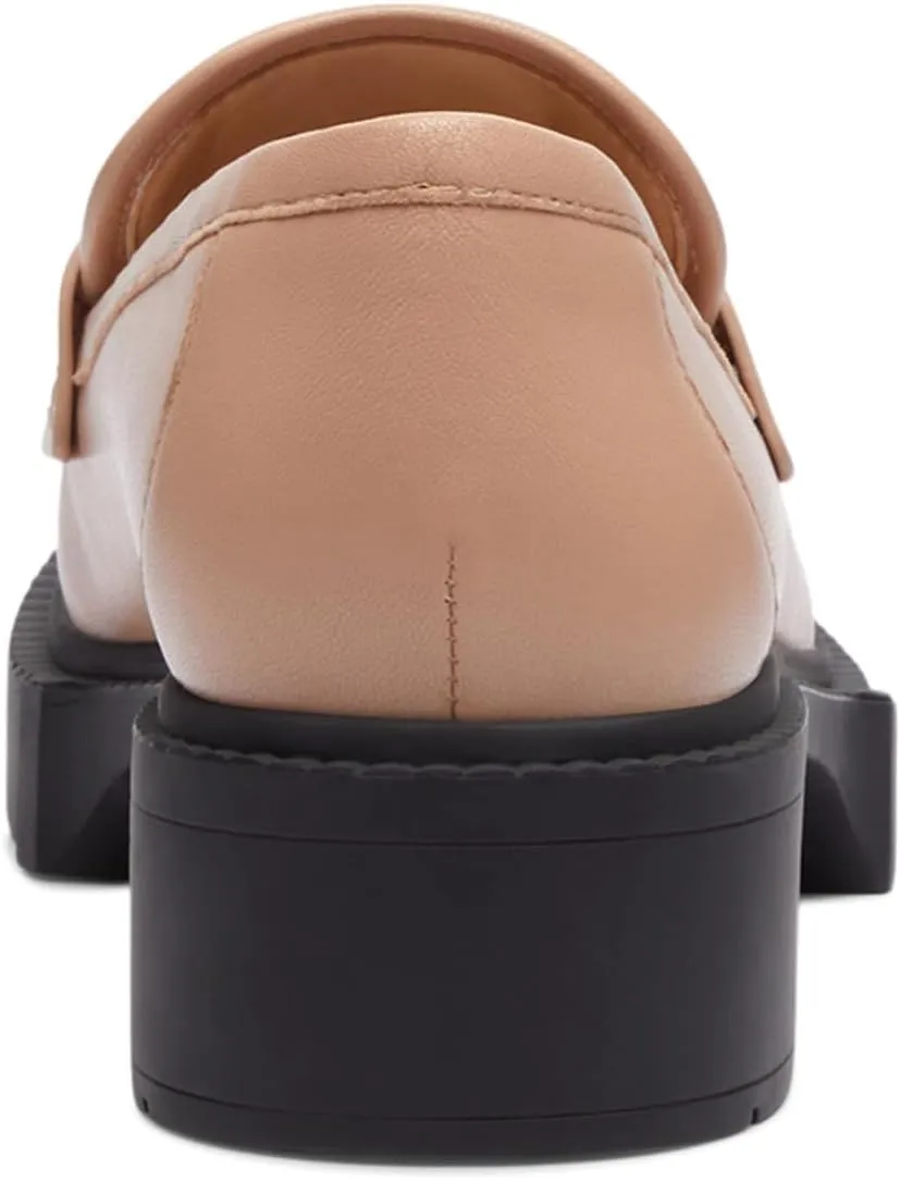 Coach? Leah Loafers for Women ?C Leather and Synthetic Construction ?C Cushioned Insole ?C Round Toe
