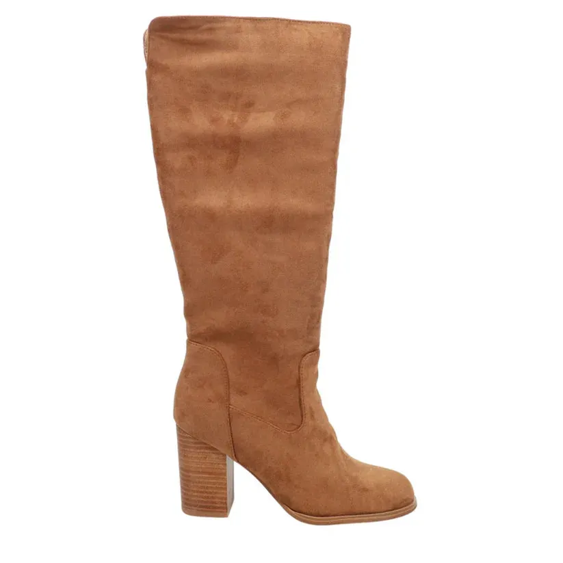 Corkys Hot Date Tobacco Faux Suede Boots