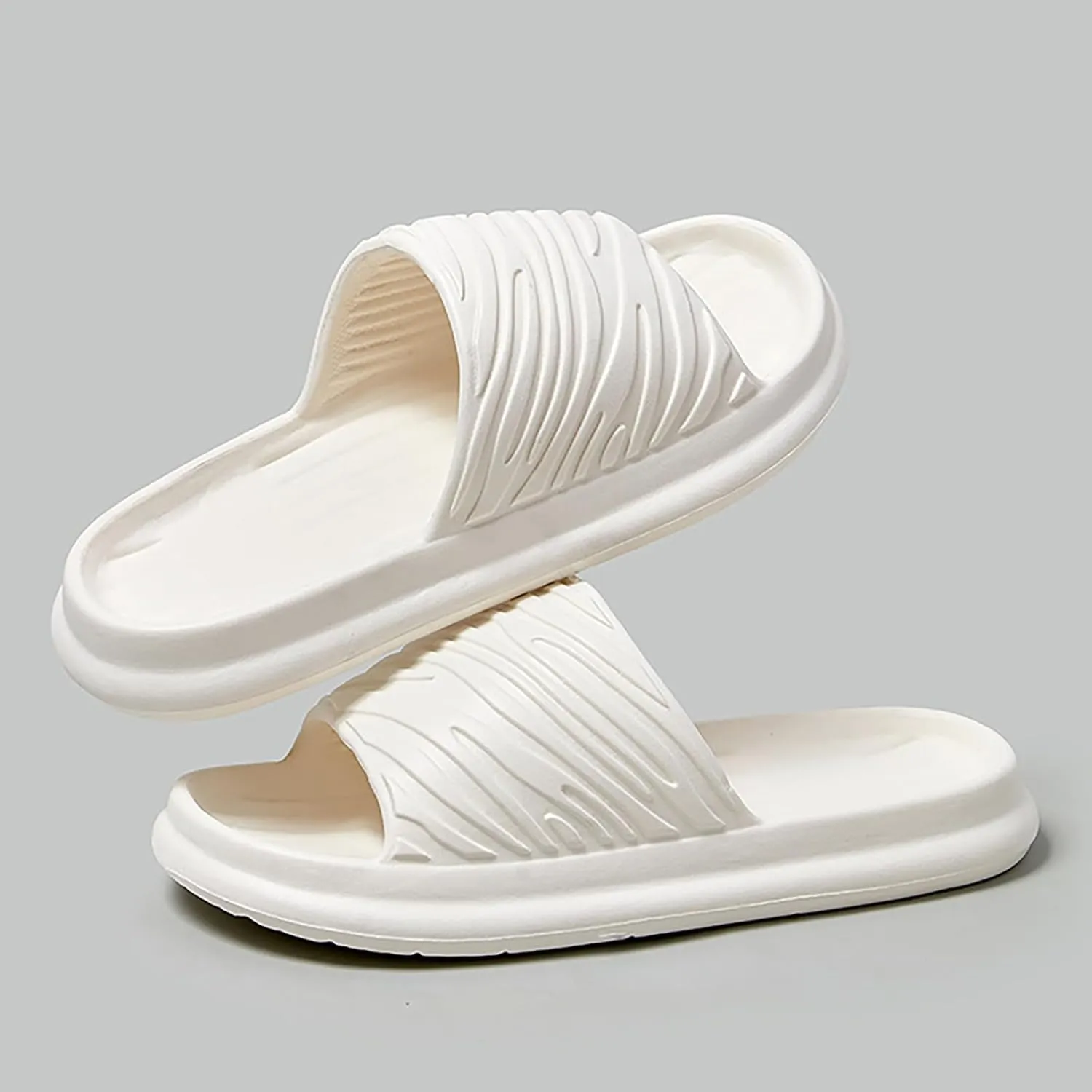 Couples Women Cartoon Prints Shower Room Home Non Slip Breathable Massage Soft Sole Quick Drying Women Slippers