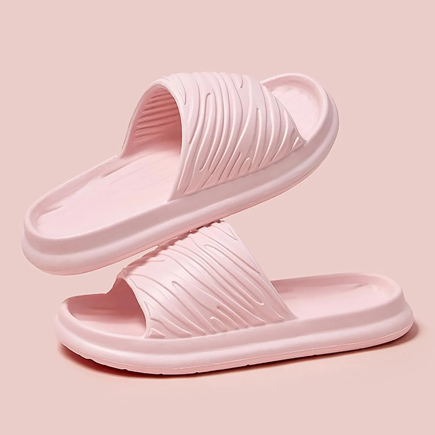 Couples Women Cartoon Prints Shower Room Home Non Slip Breathable Massage Soft Sole Quick Drying Women Slippers