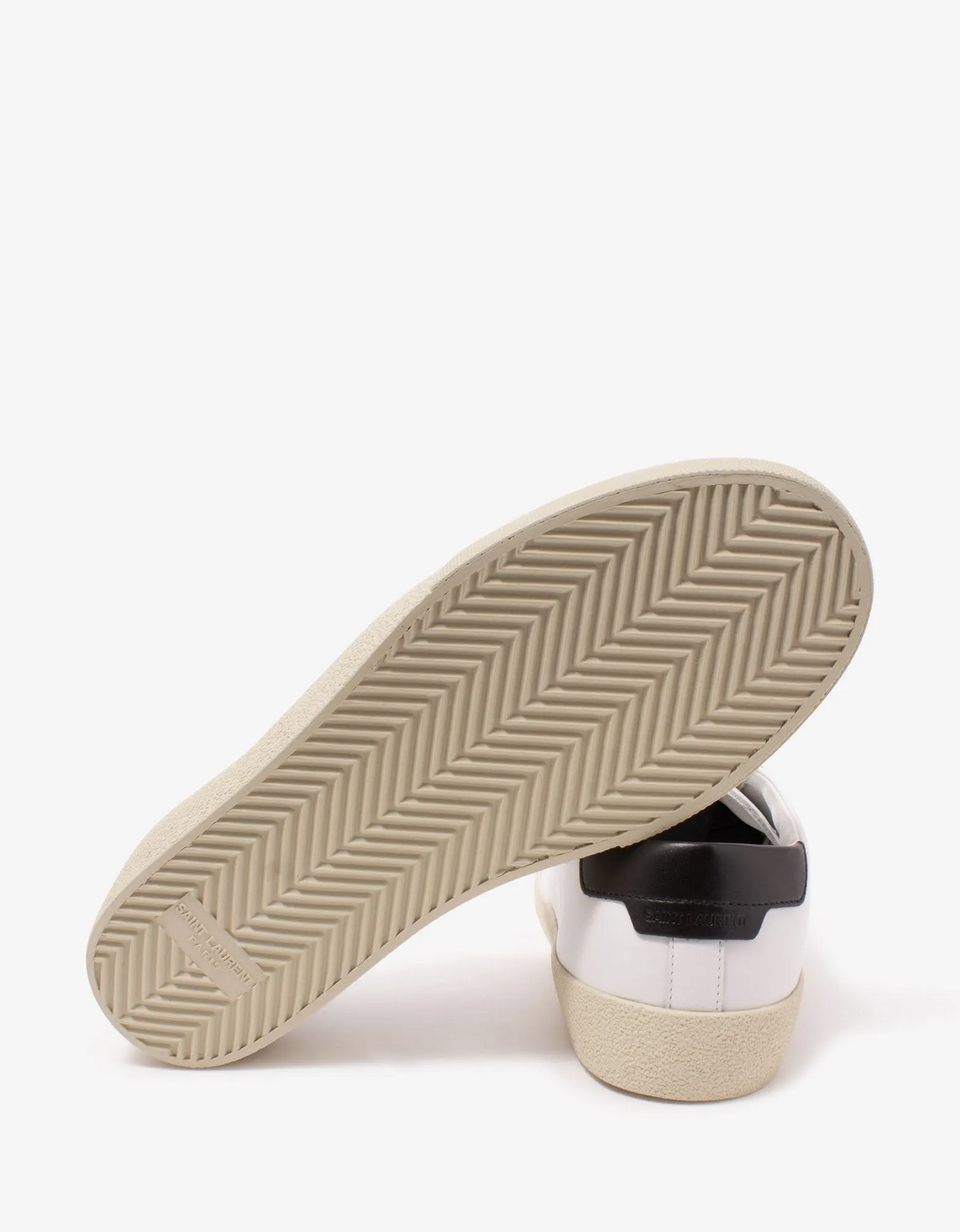 Court Classic SL/06 White Embroidered Trainers