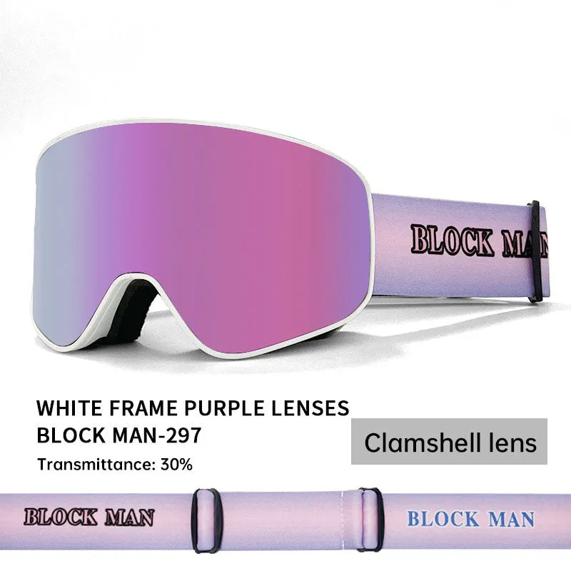 Cover Ski Glasses Winter & Outdoor Sports Goggles