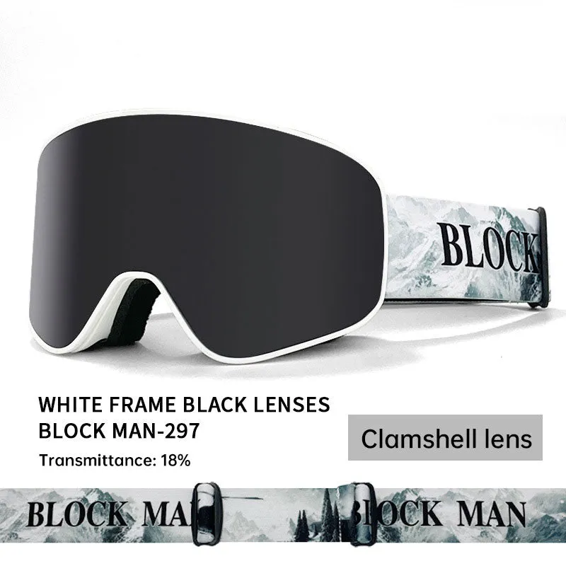 Cover Ski Glasses Winter & Outdoor Sports Goggles