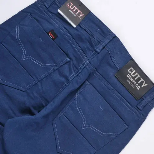 Cutty Root Skinny Electric Blue Jeans