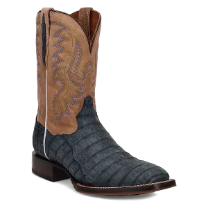 Dan Post Men's 11" Leon Caiman Western Boot - Demin/Tan DP5014