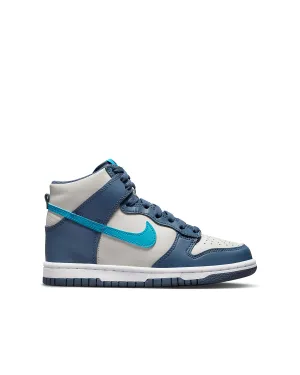 Dunk High (GS) Light Bone/Blue Lightning/Diffused Blue