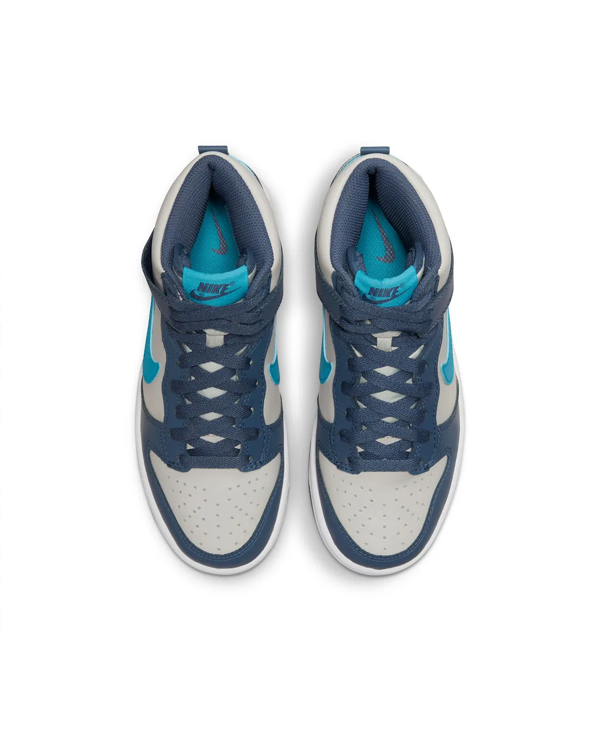Dunk High (GS) Light Bone/Blue Lightning/Diffused Blue