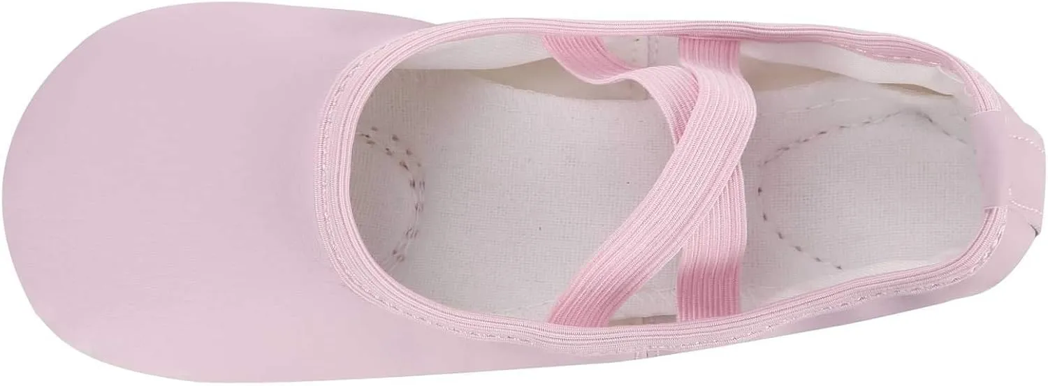 Dynadans Soft Leather Ballet Shoes/Ballet Slippers/Dance Shoes (Toddler/Little/Big Kid/Women) 