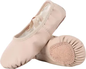 Dynadans Soft Leather Ballet Shoes/Ballet Slippers/Dance Shoes (Toddler/Little/Big Kid/Women) 