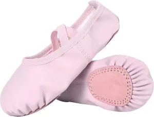 Dynadans Soft Leather Ballet Shoes/Ballet Slippers/Dance Shoes (Toddler/Little/Big Kid/Women) 