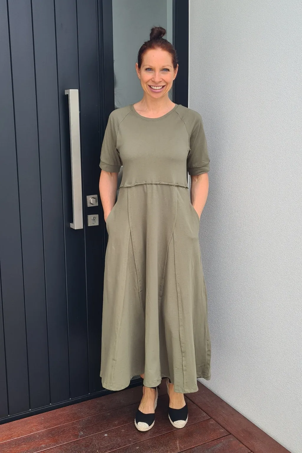 Elm York Midi Dress Clover