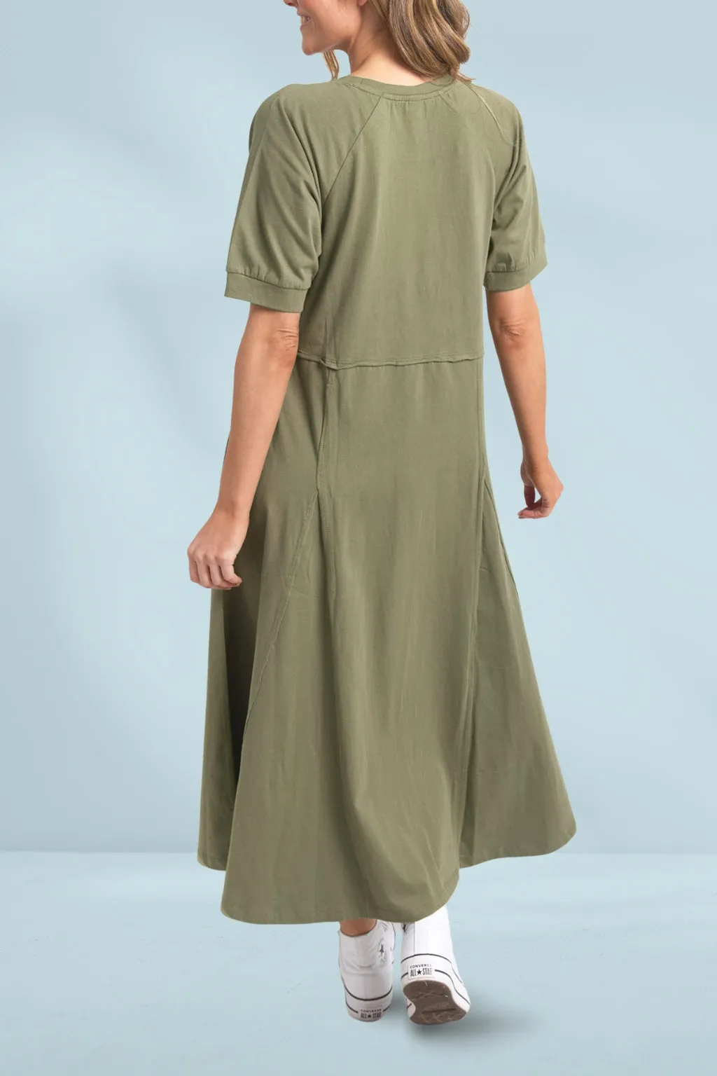 Elm York Midi Dress Clover