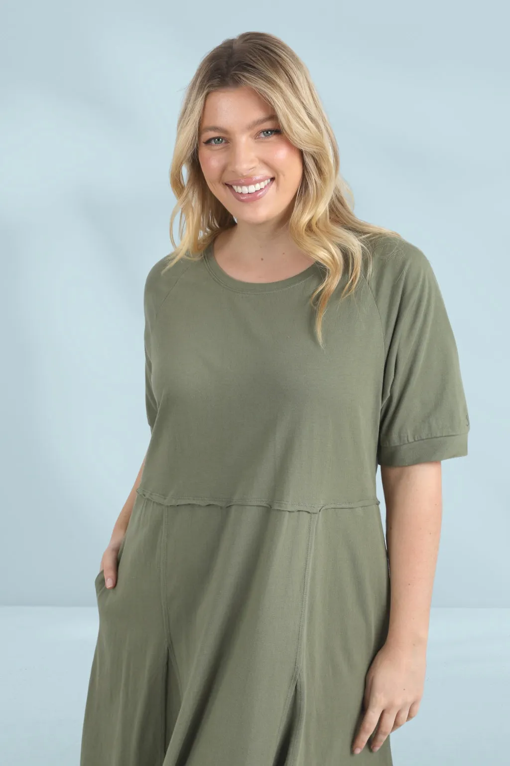 Elm York Midi Dress Clover