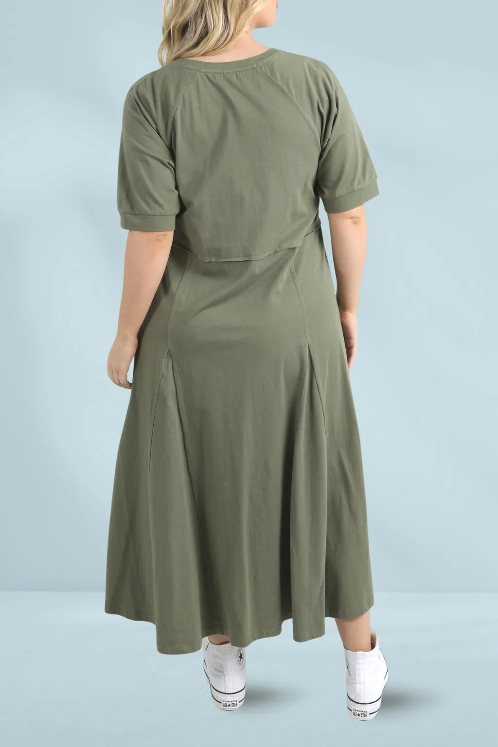 Elm York Midi Dress Clover