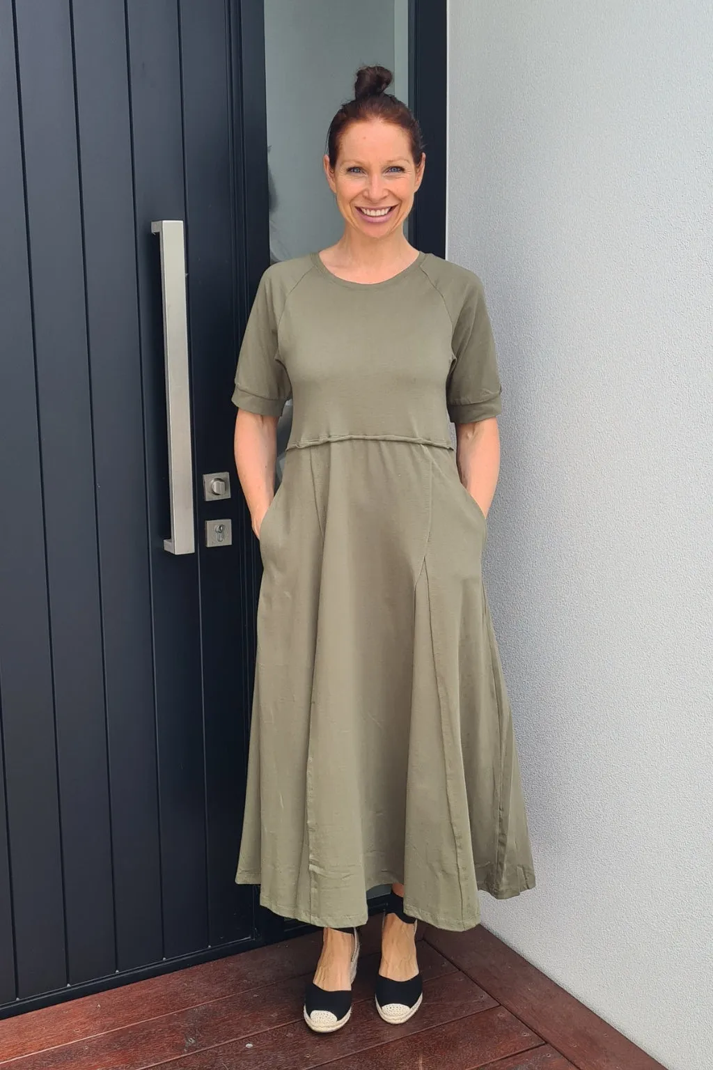 Elm York Midi Dress Clover