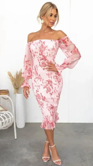 Eloise | Luxurious Midi Dress