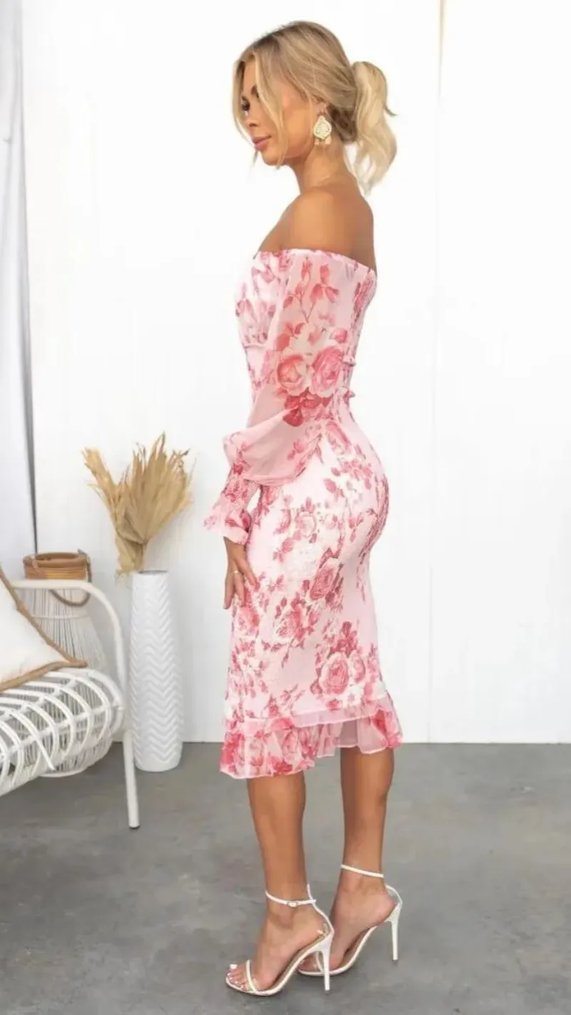 Eloise | Luxurious Midi Dress