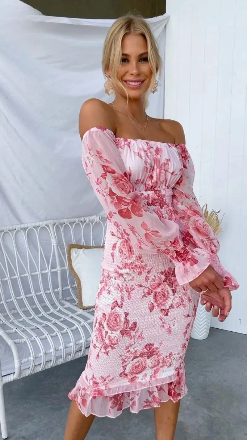 Eloise | Luxurious Midi Dress