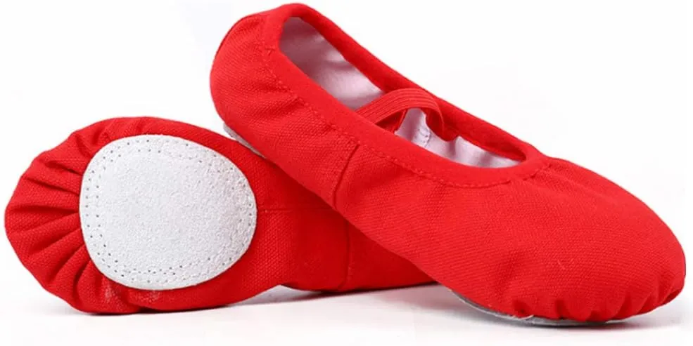 EXCEART 1 Pair Women's Ballet Shoes Soft Sole Slipper Dance Shoes for Yoga Ballroom Jazz Folk Modern Dance Practice