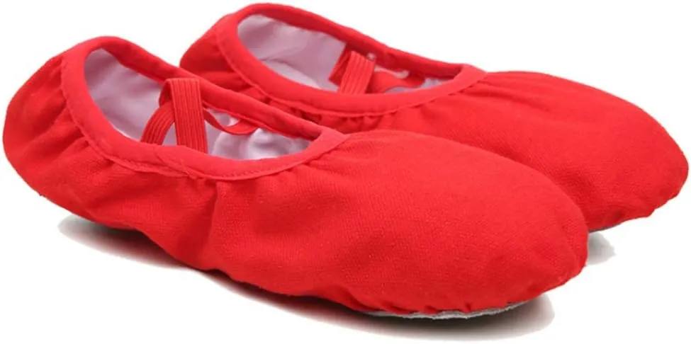 EXCEART 1 Pair Women's Ballet Shoes Soft Sole Slipper Dance Shoes for Yoga Ballroom Jazz Folk Modern Dance Practice