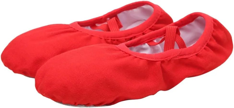 EXCEART 1 Pair Women's Ballet Shoes Soft Sole Slipper Dance Shoes for Yoga Ballroom Jazz Folk Modern Dance Practice