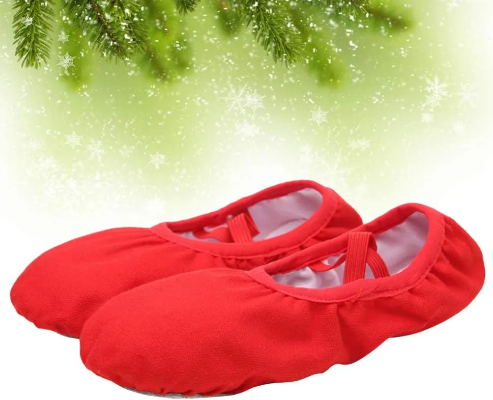 EXCEART 1 Pair Women's Ballet Shoes Soft Sole Slipper Dance Shoes for Yoga Ballroom Jazz Folk Modern Dance Practice