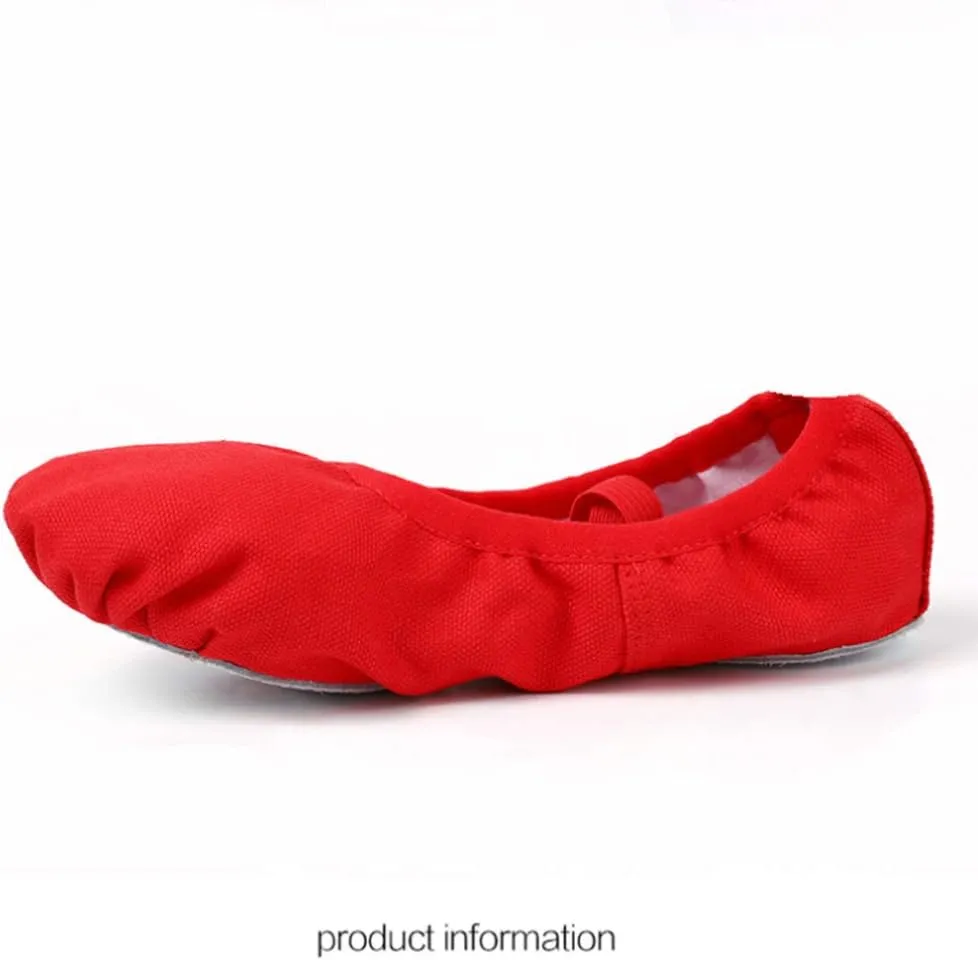 EXCEART 1 Pair Women's Ballet Shoes Soft Sole Slipper Dance Shoes for Yoga Ballroom Jazz Folk Modern Dance Practice