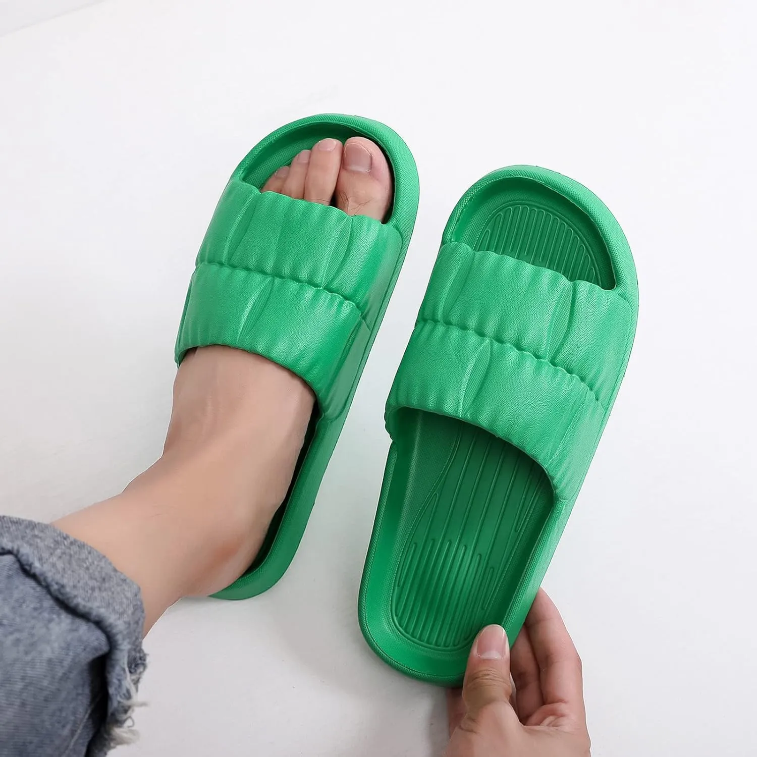 Fashion Couples Men Shower Room Home Non Slip Breathable Soft Sole Shoes Slipper Comfortable Shoes Mens Slippers 10
