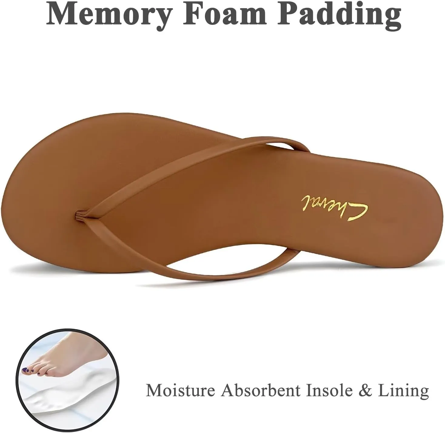 Flat Leather Flip Flops for Women, Comfortable Dressy Thong Sandals 2025 Summer and Spring Vacation Essentials, Chanclas Para Mujer