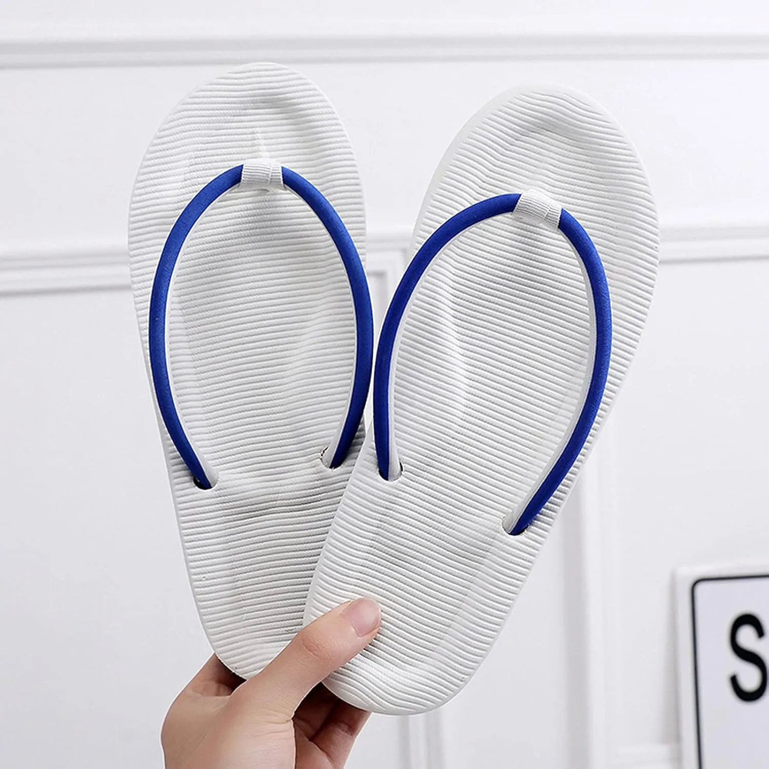 Flip-Flops Shoes Sandals Breathable Summer Shoes Home Beach Men's Slipper Flat Men's Slipper Slippers