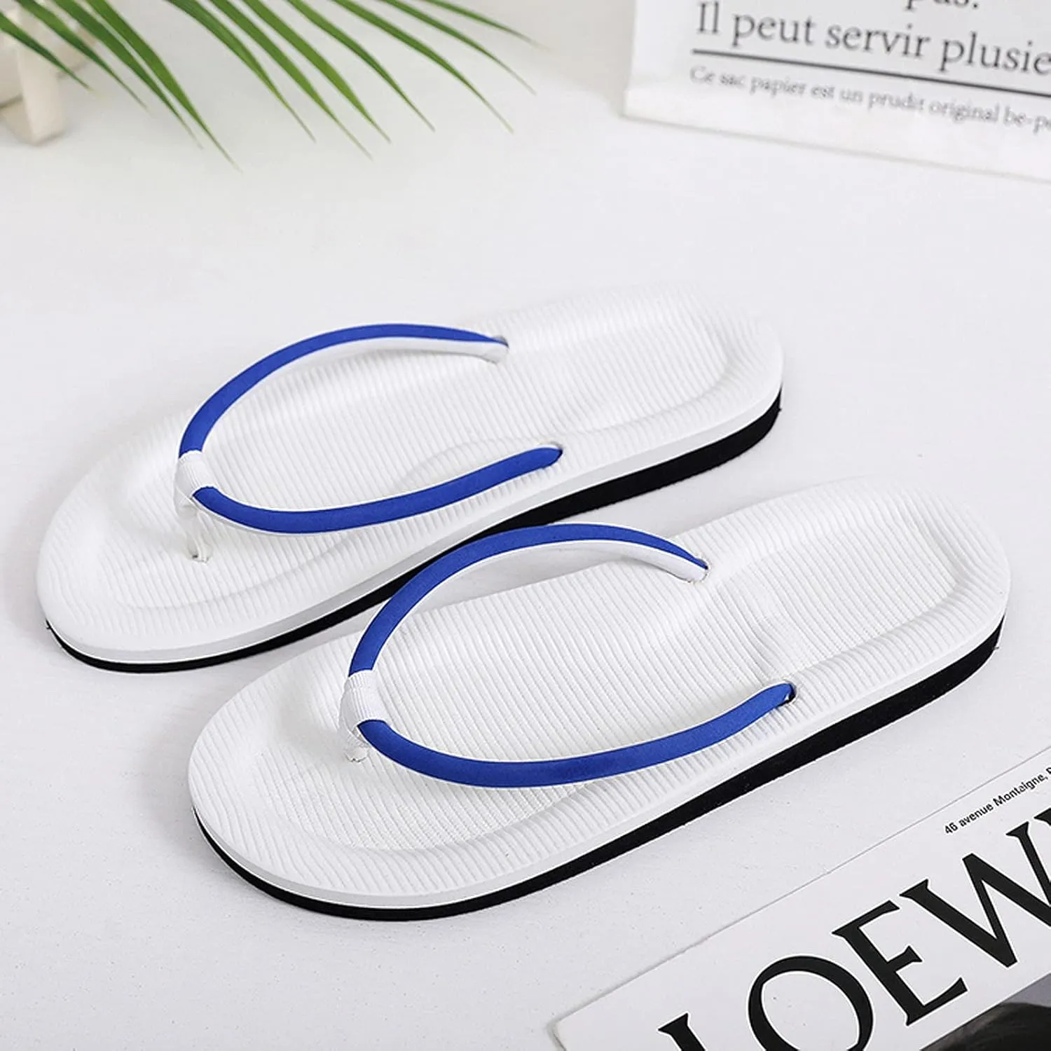 Flip-Flops Shoes Sandals Breathable Summer Shoes Home Beach Men's Slipper Flat Men's Slipper Slippers