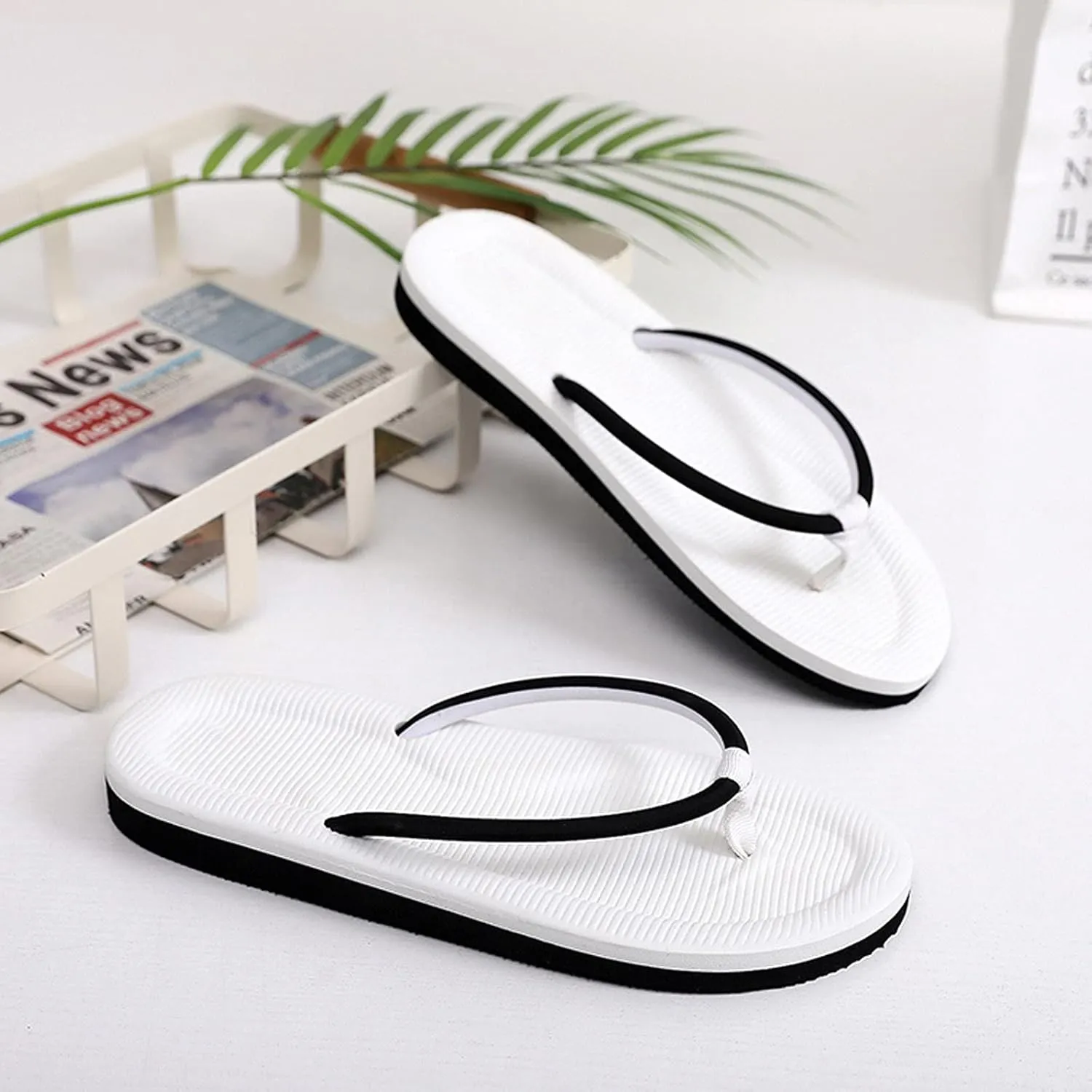 Flip-Flops Shoes Sandals Breathable Summer Shoes Home Beach Men's Slipper Flat Men's Slipper Slippers