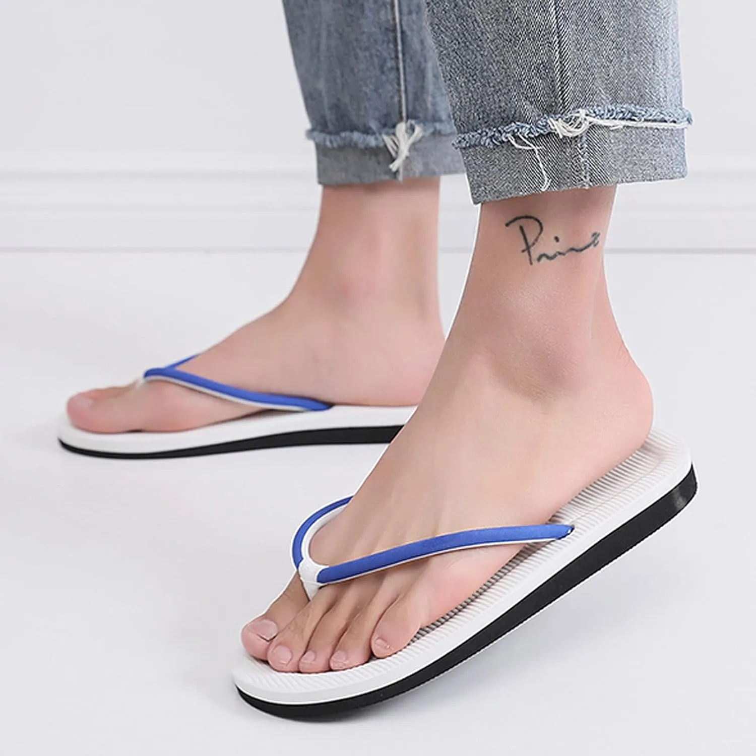 Flip-Flops Shoes Sandals Breathable Summer Shoes Home Beach Men's Slipper Flat Men's Slipper Slippers