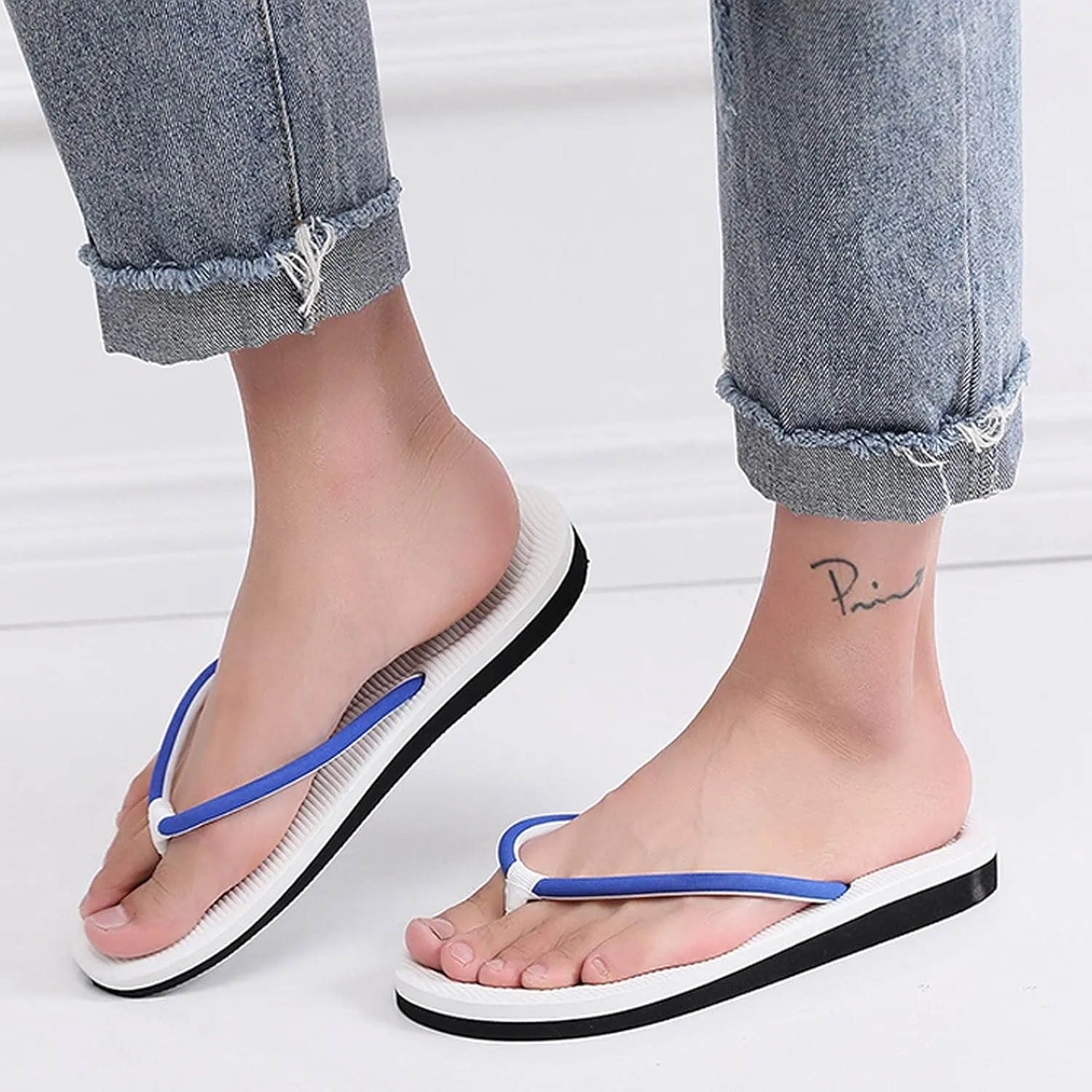 Flip-Flops Shoes Sandals Breathable Summer Shoes Home Beach Men's Slipper Flat Men's Slipper Slippers