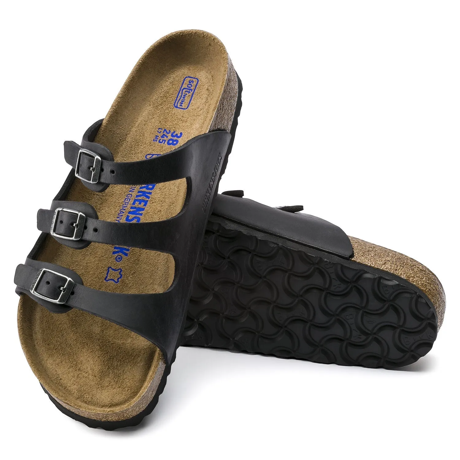 Florida | Soft Footbed | Oiled Leather | Black